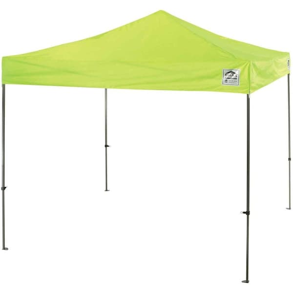 Ergodyne Tent, Pop-Up Canopy, 10'Wx10'Lx14'H, Lime EGO12910 - main